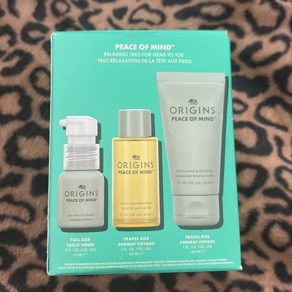 Origins Other - Origins Skincare Set PEACE OF MIND
Relaxing Trio For Head To Toe